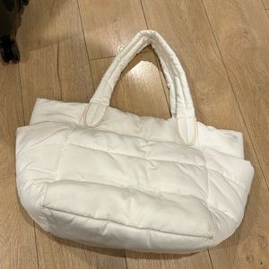 Banana republic snow day puffer tote